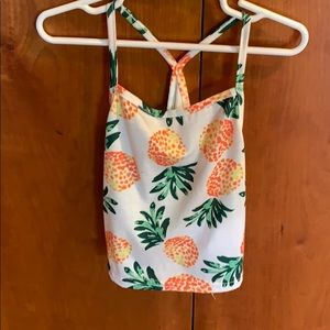 Pineapple crop top